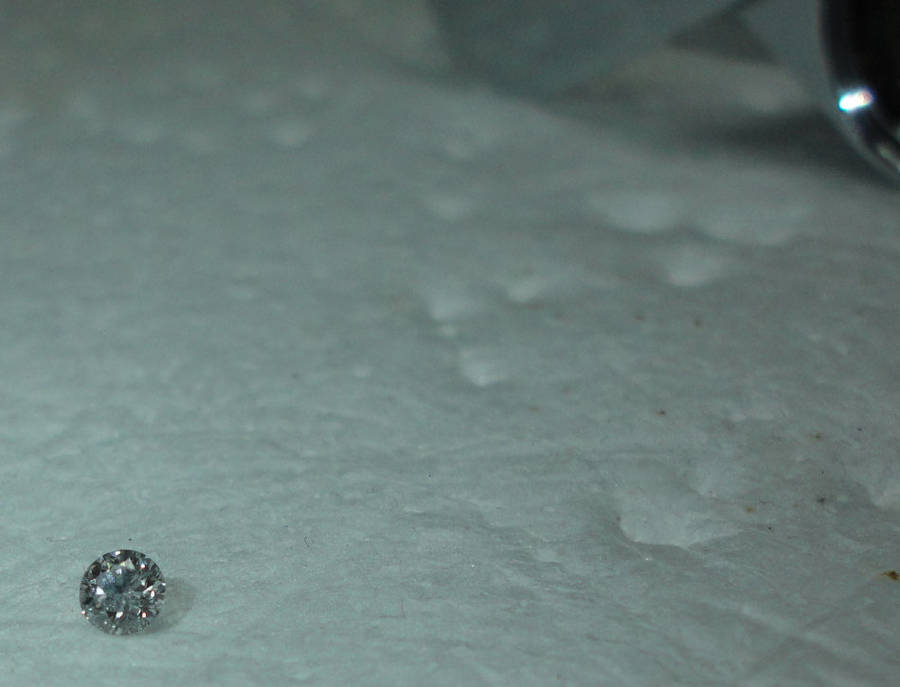 0.07 ct diamond H VVS - *GEM ALERT!* - From my personal collection.