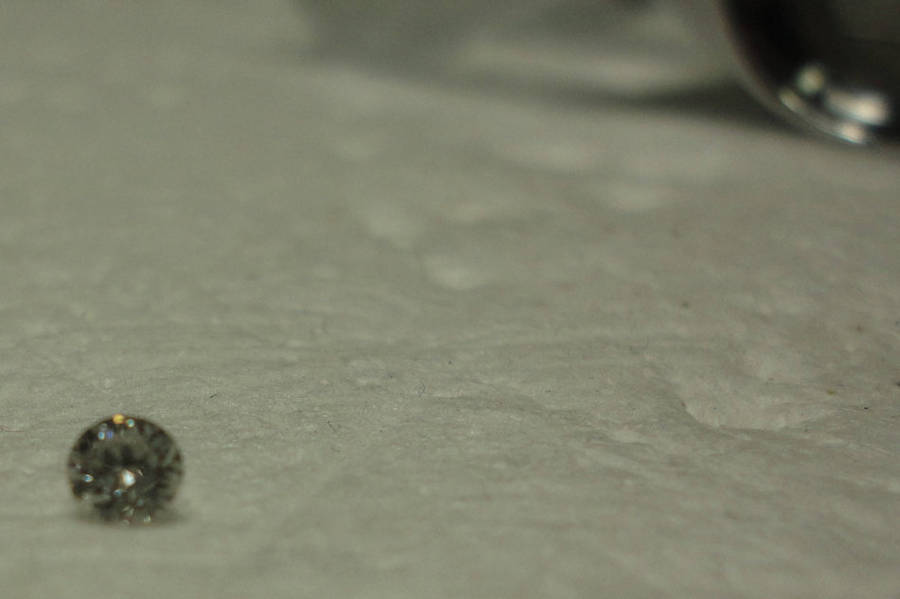 0.07 ct diamond H VVS - *GEM ALERT!* - From my personal collection.