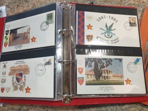 SADF - COMPLETE 51 FDC album - RARE Collector`s piece - SEE PHOTOS of MILITARY POSTAL HISTORY