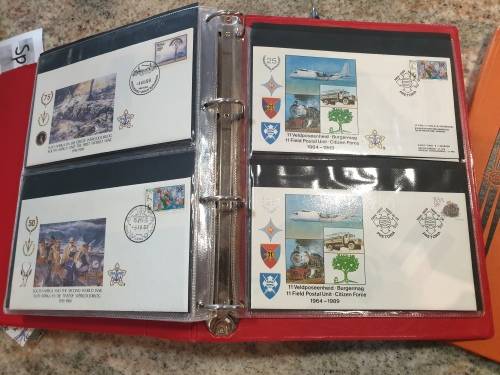 SADF - COMPLETE 51 FDC album - RARE Collector`s piece - SEE PHOTOS of MILITARY POSTAL HISTORY