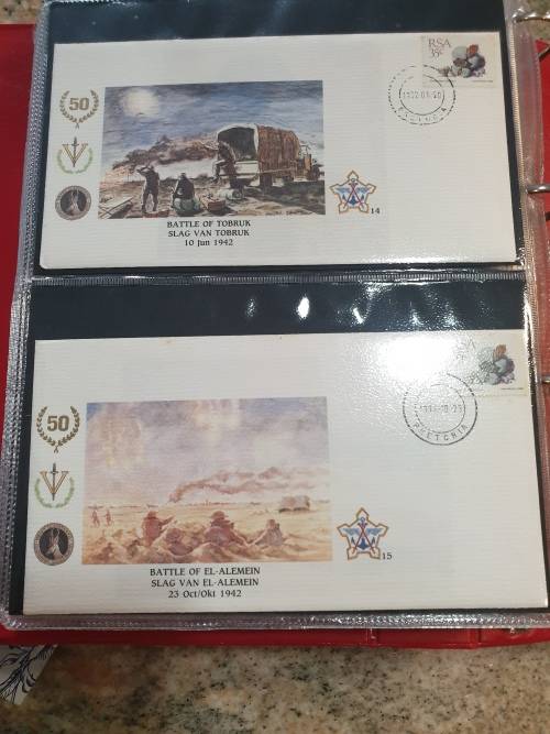 SADF - COMPLETE 51 FDC album - RARE Collector`s piece - SEE PHOTOS of MILITARY POSTAL HISTORY