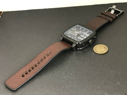 New Diesel Watch DZ4302 with Leather Strap
