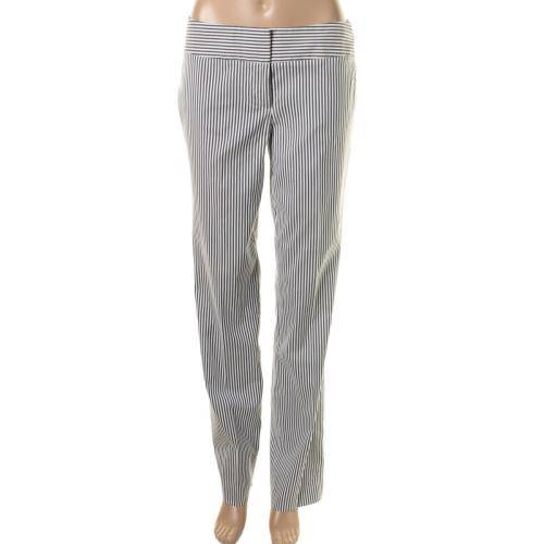 Nine West Womens Straight Leg Striped Pants Size - 10
