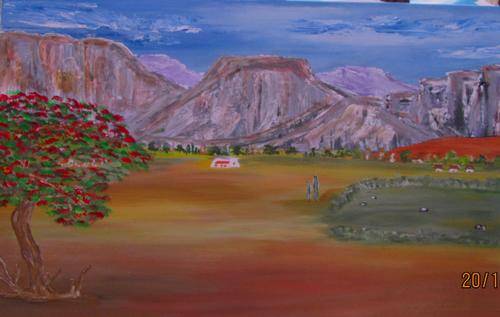 Original Art by Zelda Helberg (2013-)- Op die plaas
