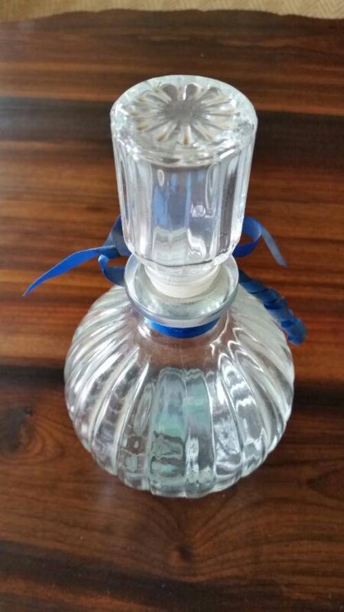 Vintage Bubble Bath Bottle x2