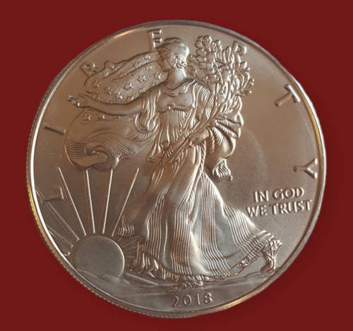 2018 American Eagle 1oz Silver coin 999 fine silver