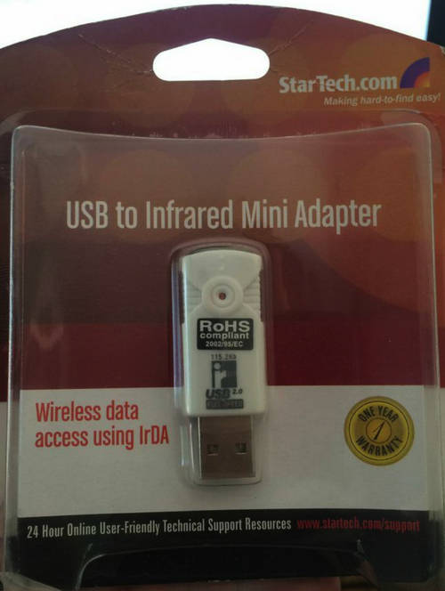 Startech USB to infrared mini adapter USB