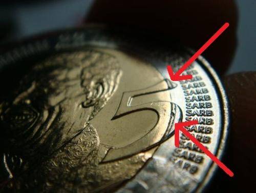 ERROR COIN - 2008 MANDELA BIRTHDAY R5 COIN UNC AND UNTOUCHED BY ANY BANKER MINT CONDITION