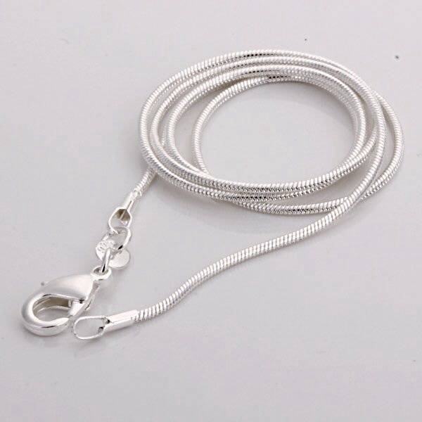 fashion silver chain necklace