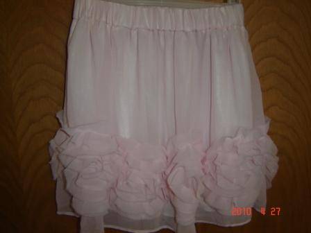Baby doll pink ballerina type skirt