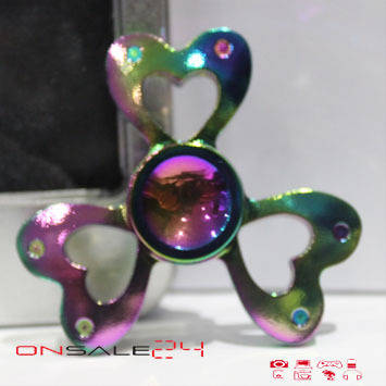 FIDGET SPINNER 3 ARMED HEART SHAPED