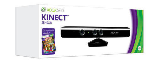 Kinect Xbox 360 + 2 Games