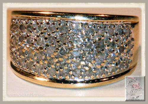 ***R44575***SCHICK: 9CT YELLOW GOLD 1.00 CARAT DIAMOND LADIES RING SIZE M