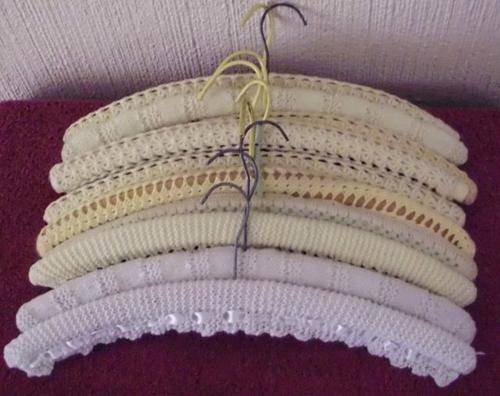 Crochet and Knitted Hangers