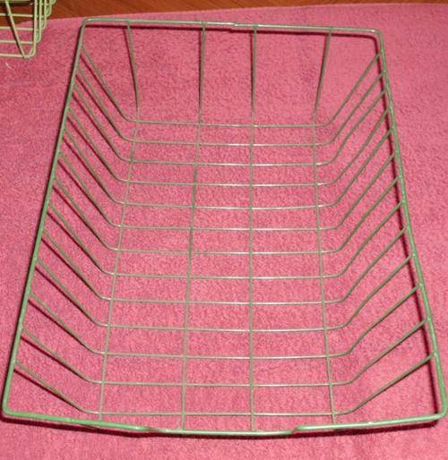 Wire Office Tray -Bottle Green