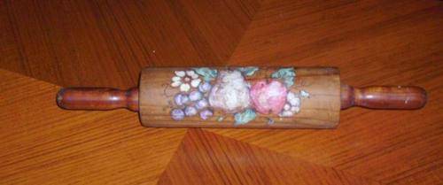 Painted Wooden Rolling Pin
