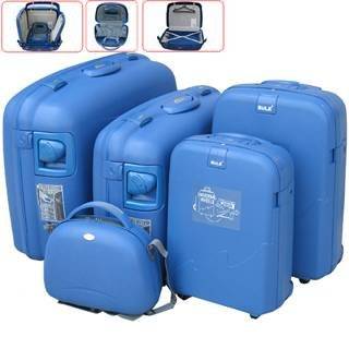 WOW!!!  LUXURY ABS luggage bag/SET(five piece)only green and pink is available