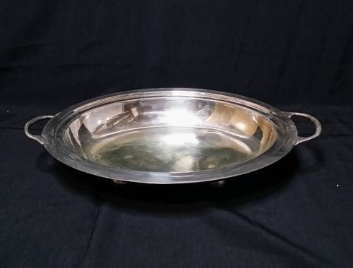 VINTAGE SILVER PLATED  OVAL  DISH