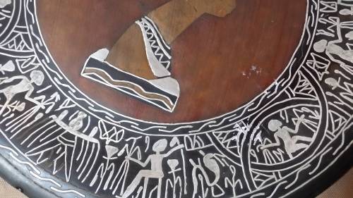 ROUND COPPER EGYPTIAN PLATE