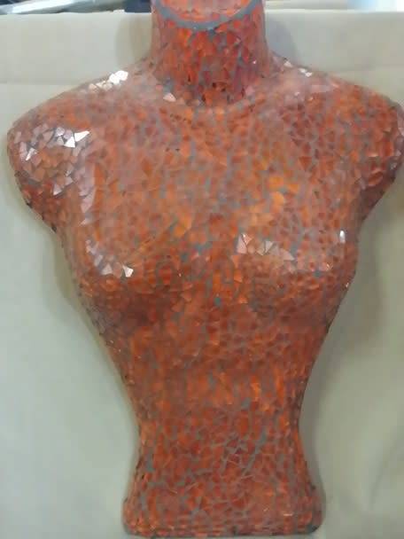MOSAIC LADY DECOR BUST