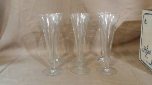 SET OF 6 DUROBAR ROYAL FLUTE GLASSES