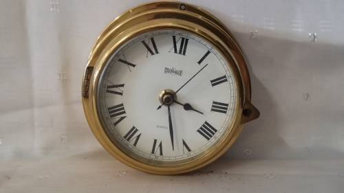 BRASS STOCKBURGER CLOCK