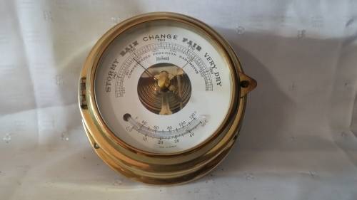 BRASS STOCKBURGER PRECISION BAROMETER