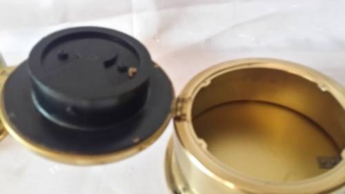 BRASS STOCKBURGER PRECISION BAROMETER