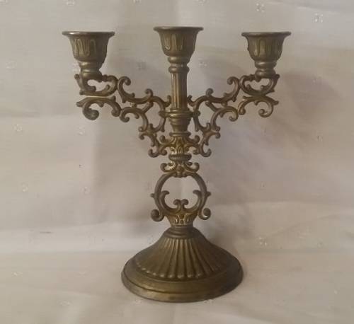 VINTAGE BRASS  CANDLE HOLDER