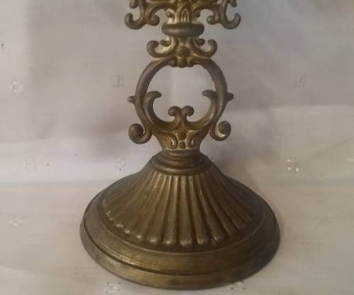 VINTAGE BRASS  CANDLE HOLDER