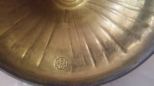 VINTAGE BRASS  CANDLE HOLDER