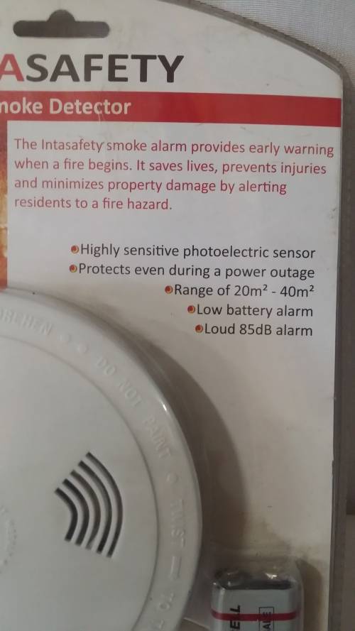 INTA SAFETY SMOKE DETECTOR