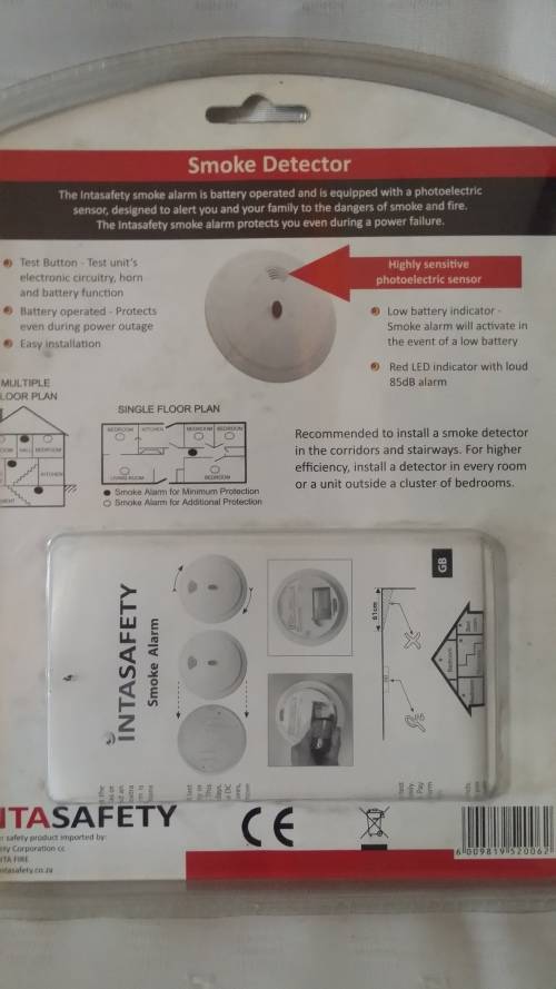 INTA SAFETY SMOKE DETECTOR