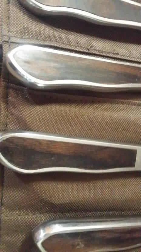 12 PIECE STEAK KNIFE SET AND FORKS