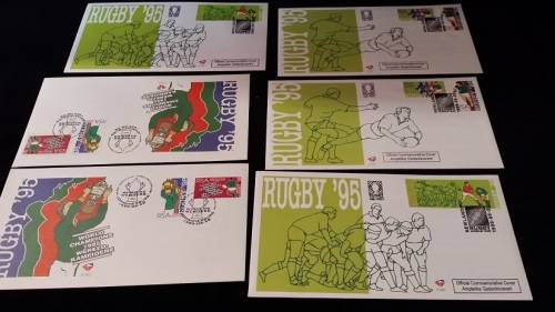 RUGBY WORLD CUP 1995 STAMPS