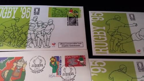 RUGBY WORLD CUP 1995 STAMPS