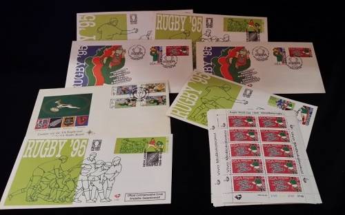 RUGBY WORLD CUP 1995 STAMPS