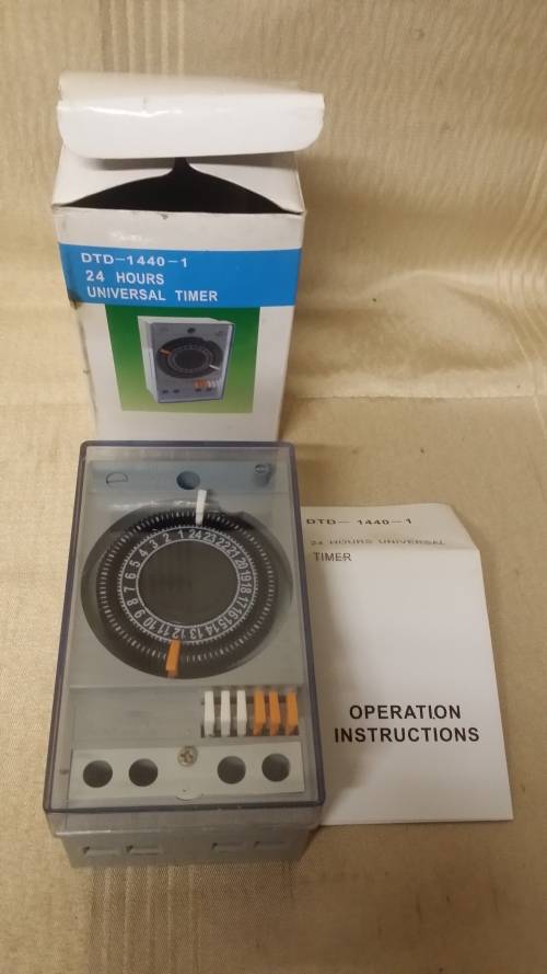 24 HOUR ELECtrical UNIVERSAL TIMER