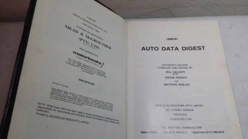 AUTO DATA BOOK DIGEST 90/91