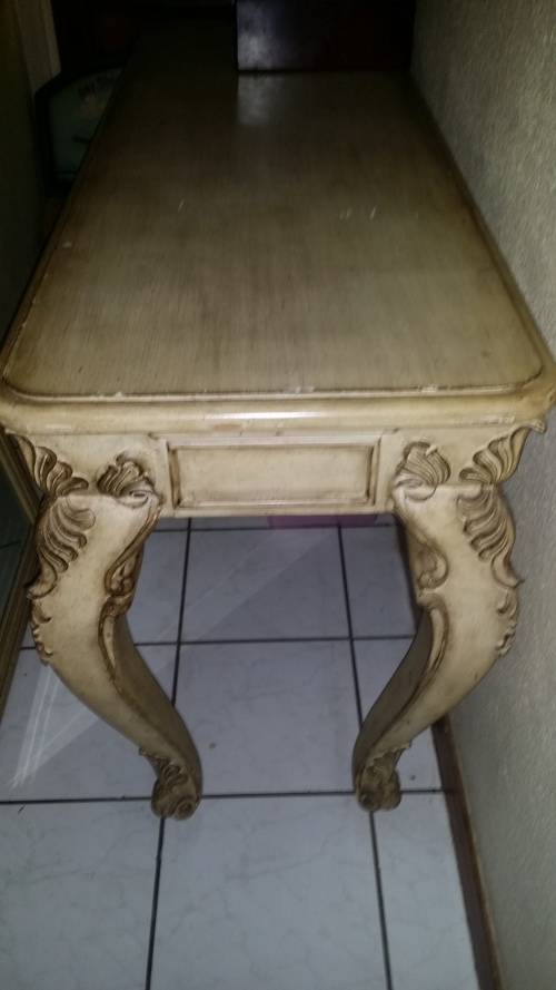 FRENCH COLONIAL  CONSOLE TABLE 165 cm L X 57 cm  W X 88 cm H / COLLECTION ONLY
