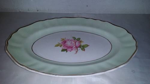 VINTAGE J B MEAKIN ENGLAND OVAL PLATTER PLATE 31 X 24 CM