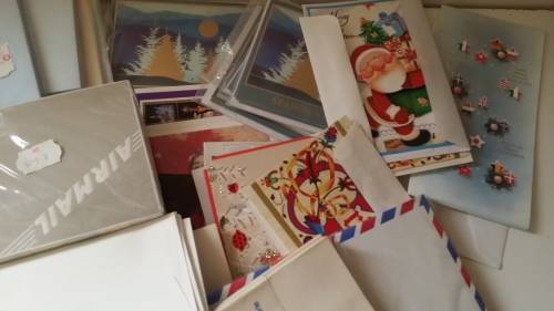 BULK LOT OF ENVELOPES AND CARDS