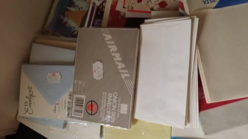 BULK LOT OF ENVELOPES AND CARDS