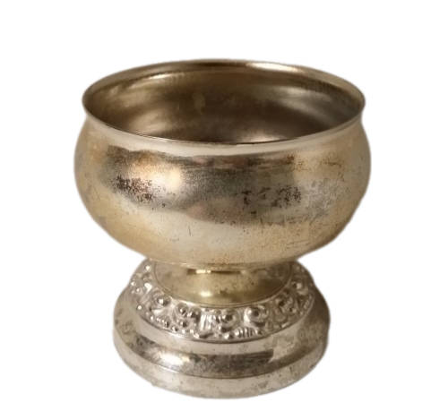 silver plate bowl england  7 cm