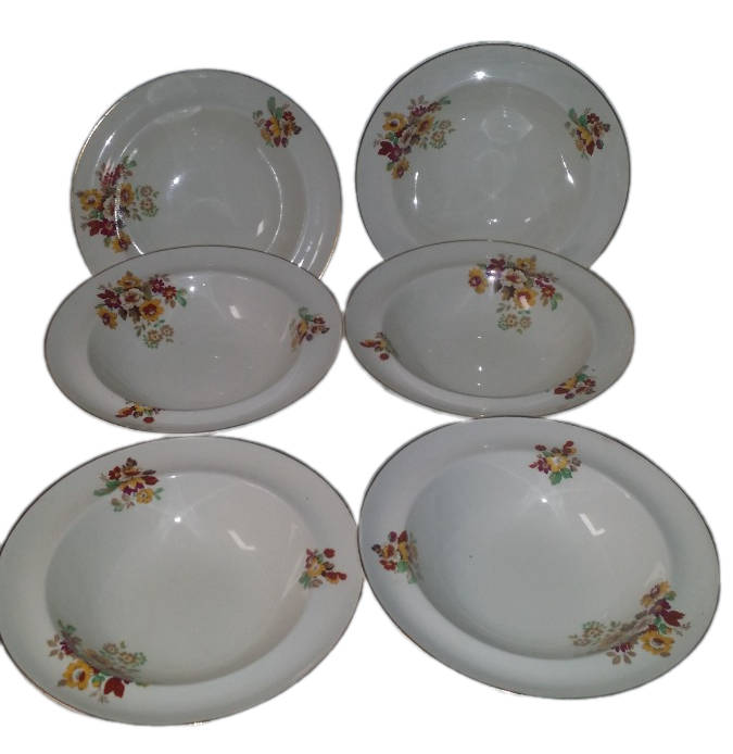 Set of Six Morley ware Desert Bowls