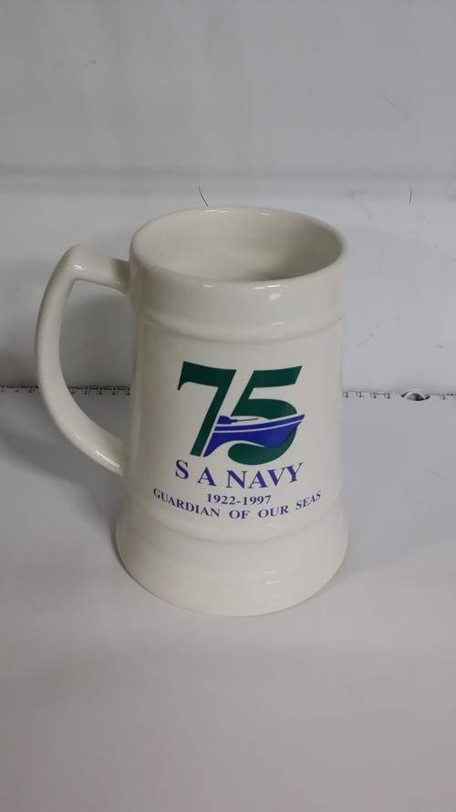 SA  NAVY  MUG / TANKARD