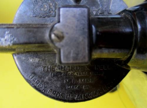 A rare vintage The "Hardex" Reel. No 1 Mk 1. Made by Hardy Bros. Ltd. Alnwick. England. MIB.