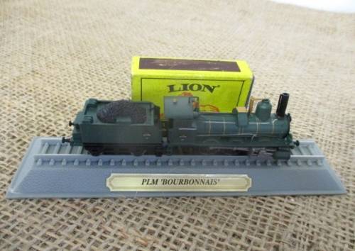 So Sweet !!!!  Die Cast Miniature Model PLM 'Bourbonnais' Steam Locomotive 2003 Del Prado Japan Co