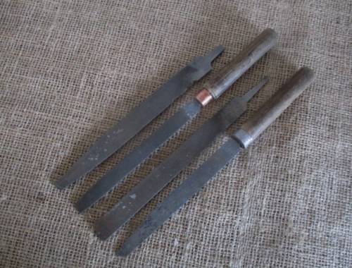 Collection of Oldies !! .....Collection of vintage half round and flat files  Canada & other