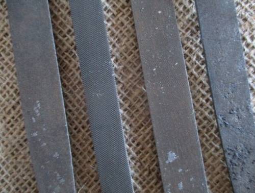 Collection of Oldies !! .....Collection of vintage half round and flat files  Canada & other